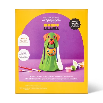Halloween Craft Lit Ceramic Ghost Dog Painting Kit - Mondo Llama™ 3 Halloween Craft Lit Ceramic Ghost Dog Painting Kit - Mondo Llama™ - Image 3